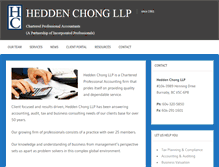 Tablet Screenshot of heddenchong.com